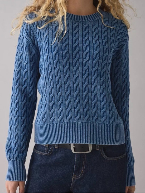 Levi's Sweaters - Levi's® Boyfriend Cable Knit Pullover Sweater Size XL